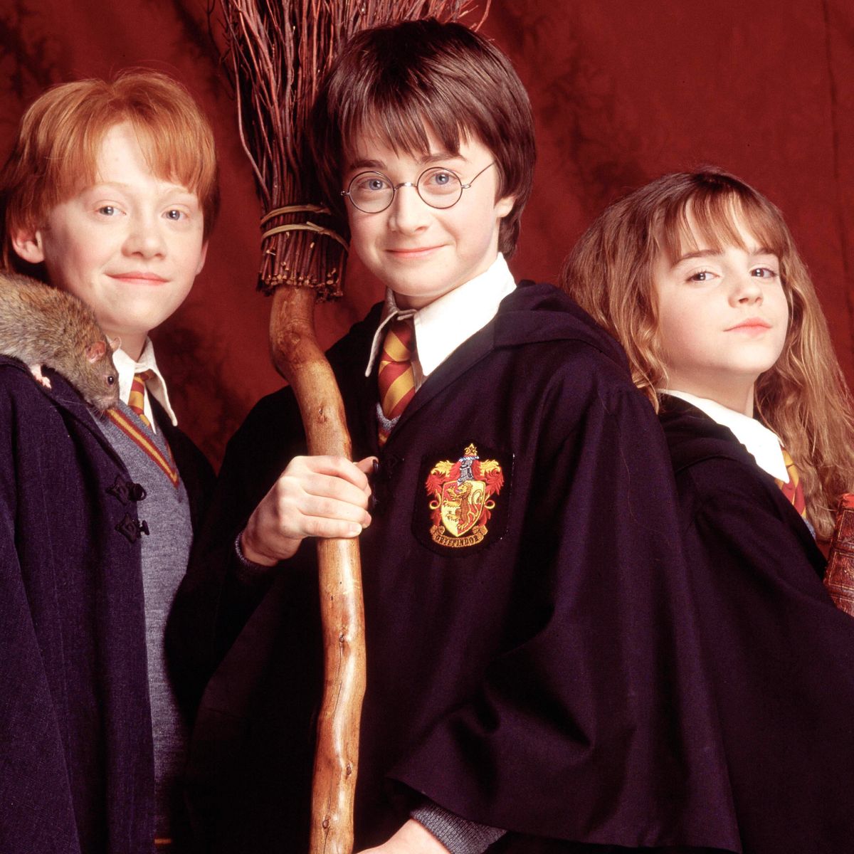 image of Ron Weasley, Harry Potter, and Hermione Granger